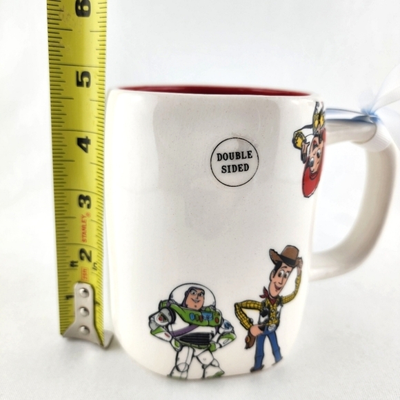 Rae Dunn Pixar HOWDY PARTNER Double Sided Ceramic Mug Woody Buzz Lightyear - Picture 11 of 11